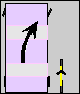 Front-wheel position of turning car