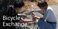Bicycle Exchange, about people helping each other.